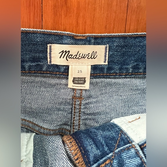NWOT Madewell Denim Mid-Rise Maxi Skirt in Pratt Wash - Size 25 - Picture 9 of 10